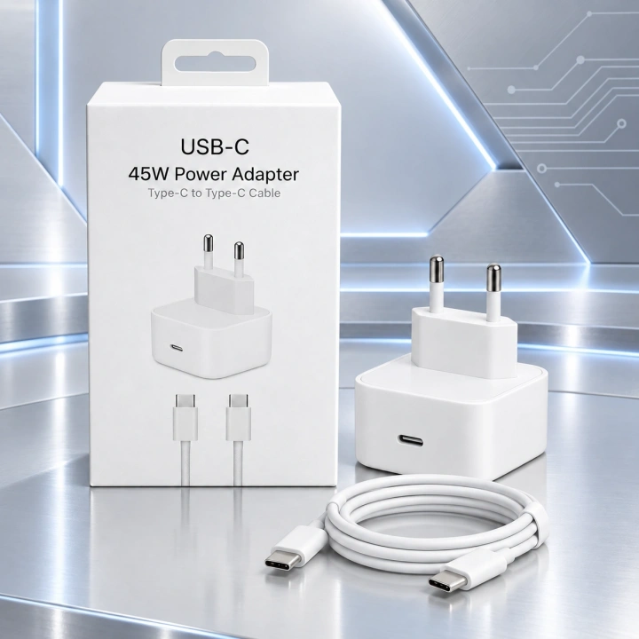 45W USB-C PD Şarj Seti (iPhone Uyumlu)