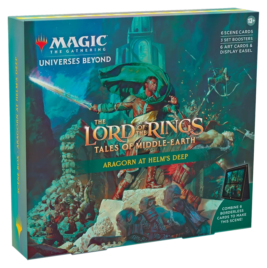 The Lord of the Rings - Tales of Middle-earth Holiday Scene Box - Aragorn at Helm's Deep