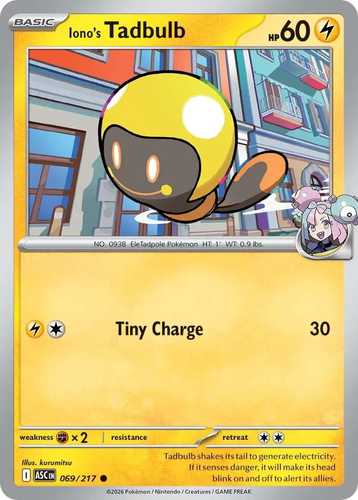 Iono's Tadbulb Energy Reverse Holo