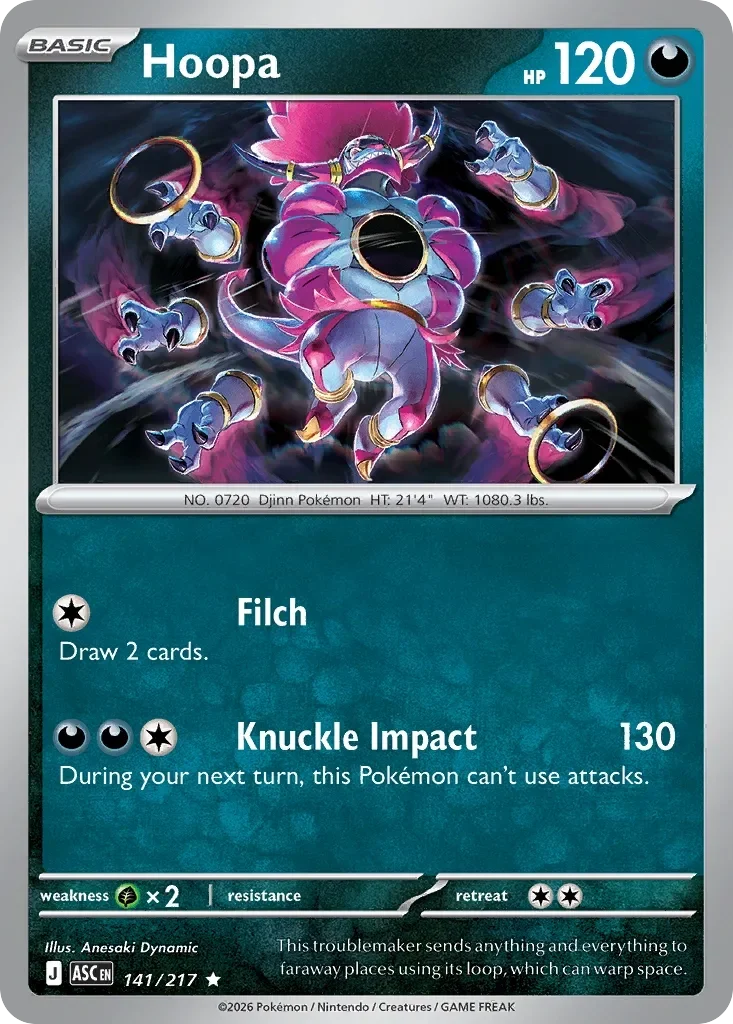 Hoopa Poké Ball Reverse Holo