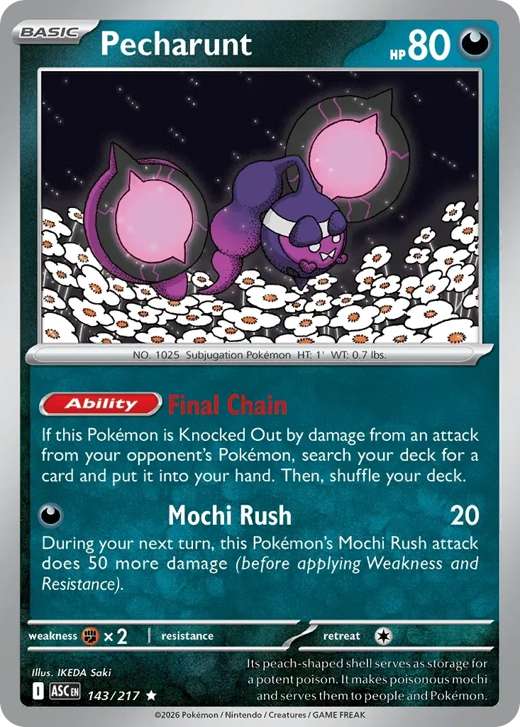Pecharunt Poké Ball Reverse Holo