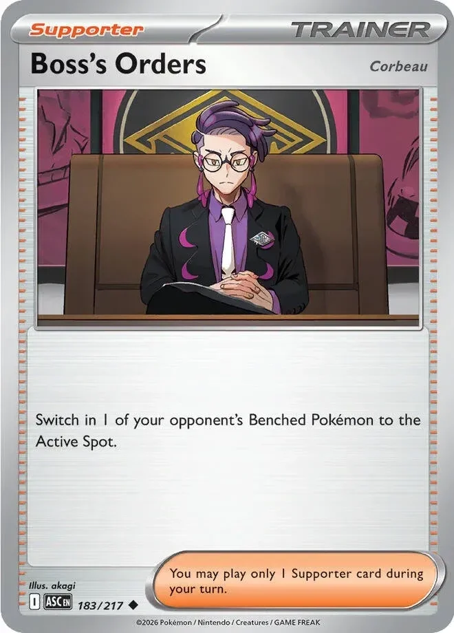 Boss's Orders Reverse Holo