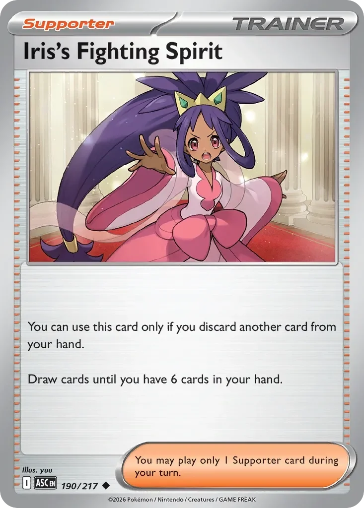 Iris's Fighting Spirit Reverse Holo