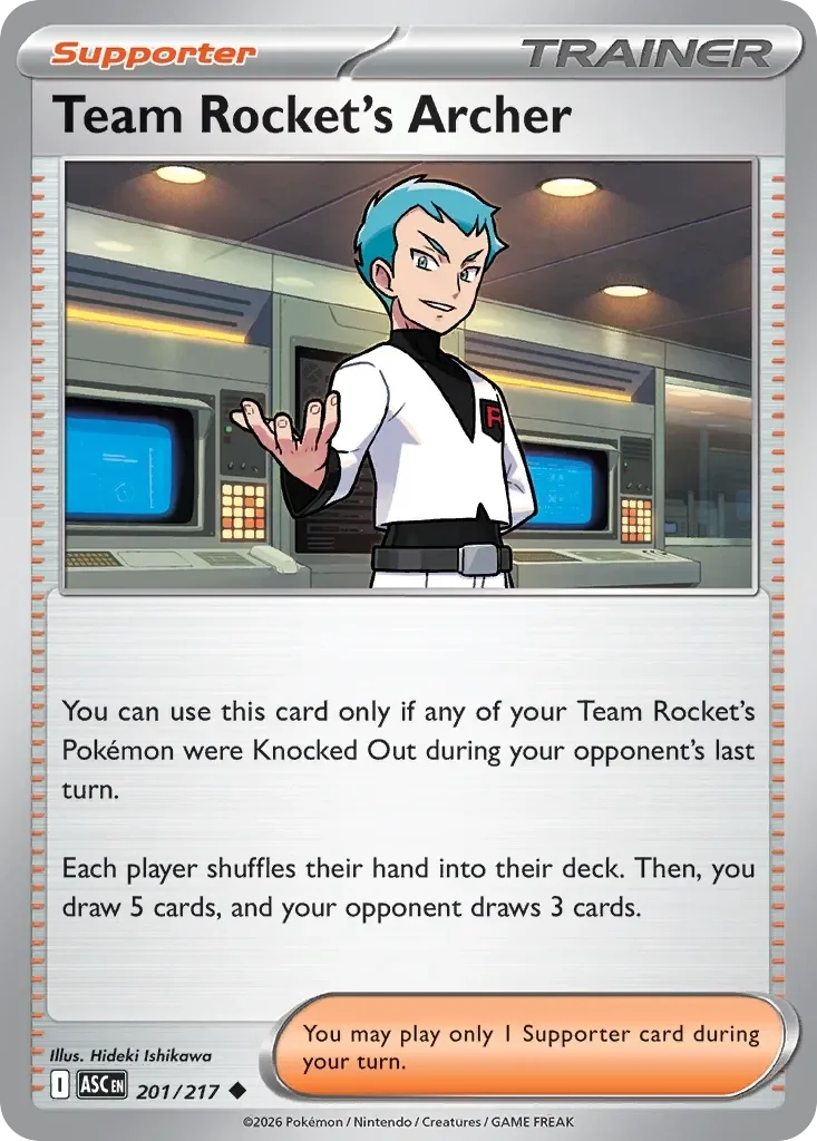 Team Rocket's Archer Reverse Holo