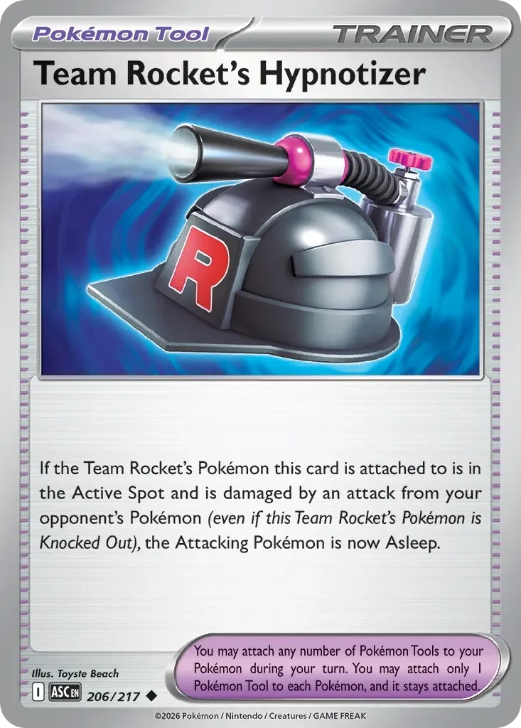 Team Rocket's Hypnotizer Reverse Holo