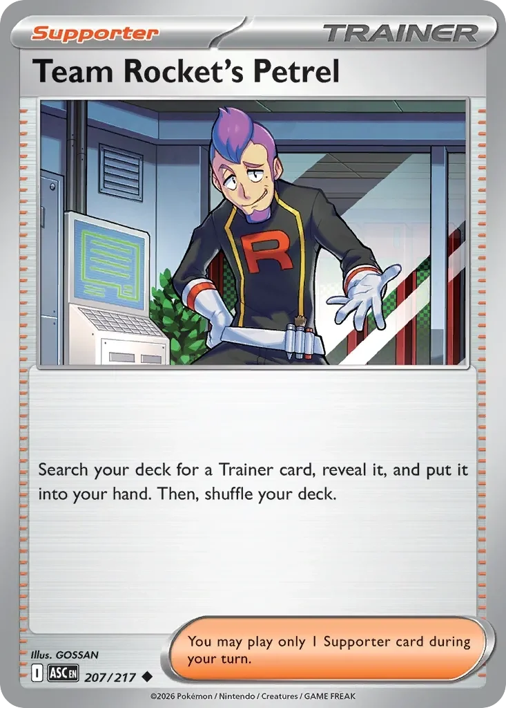 Team Rocket's Petrel Reverse Holo