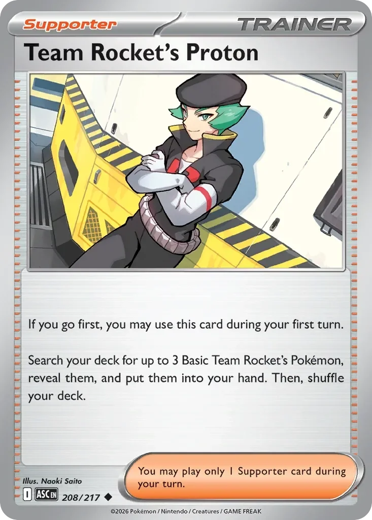 Team Rocket's Proton Reverse Holo