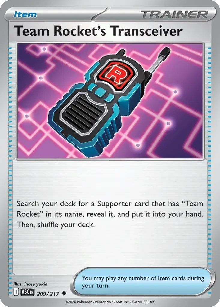 Team Rocket's Transceiver Reverse Holo