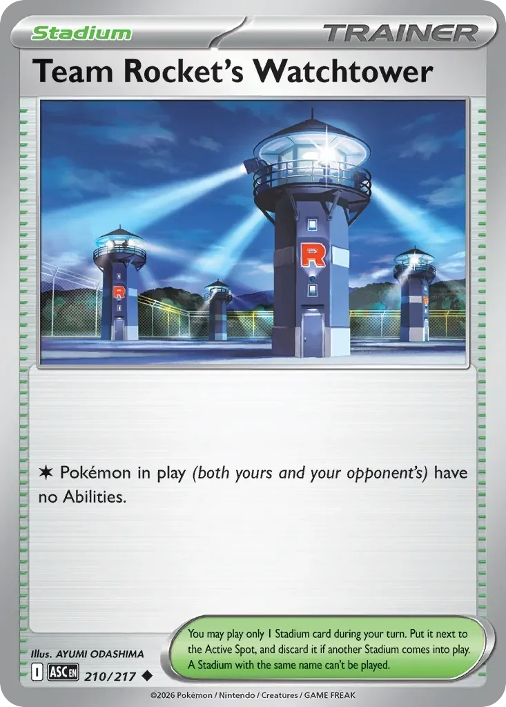 Team Rocket's Watchtower Reverse Holo