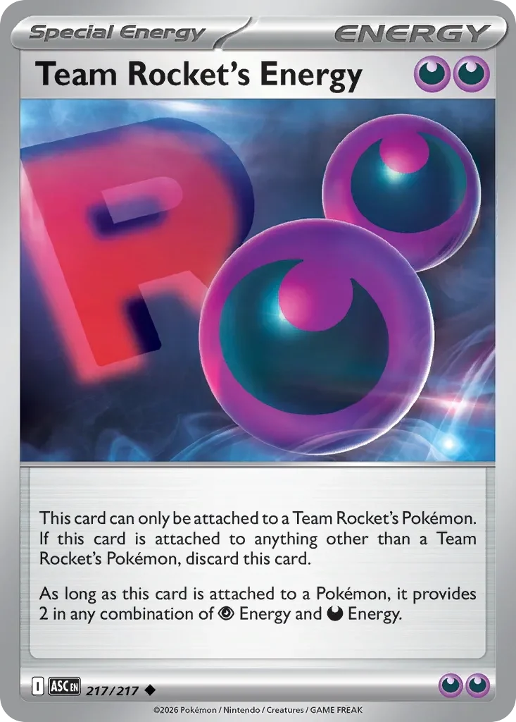 Team Rocket's Energy Reverse Holo