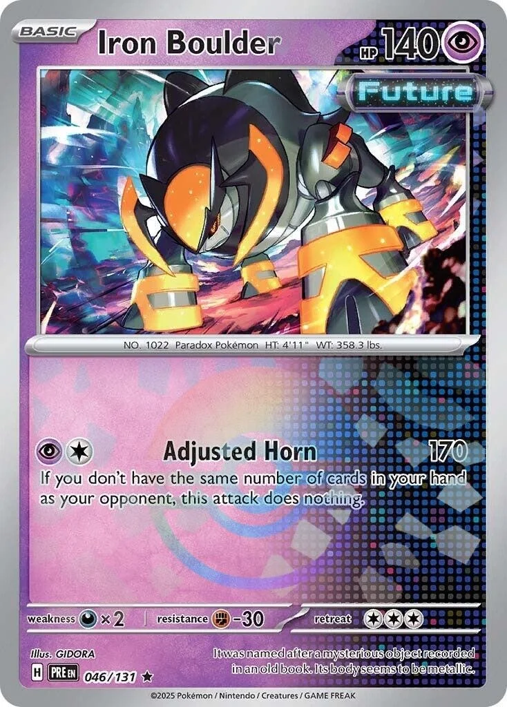 Iron Boulder Pokeball Holo