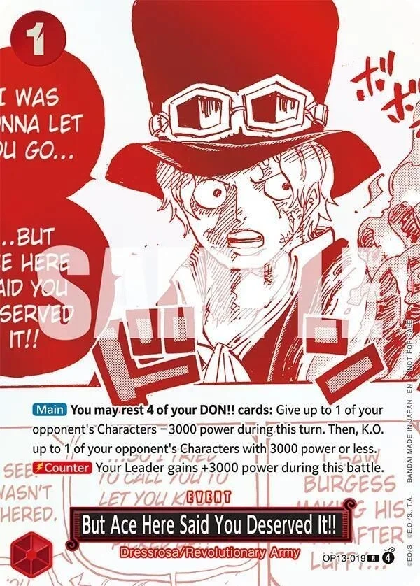 But Ace Here Said You Deserved It!! [3rd Anniversary Treasure Campaign]