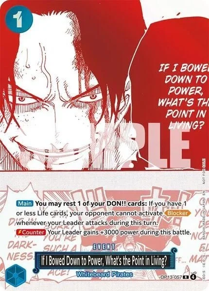 If I Bowed Down To Power, What's The Point In Living? [3rd Anniversary Treasure Campaign]