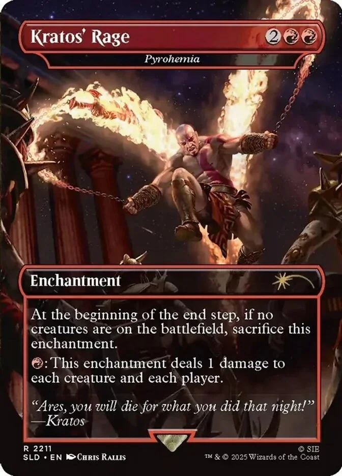 Secret Lair: Pyrohemia (2211 - Kratos' Rage - Non-Foil)