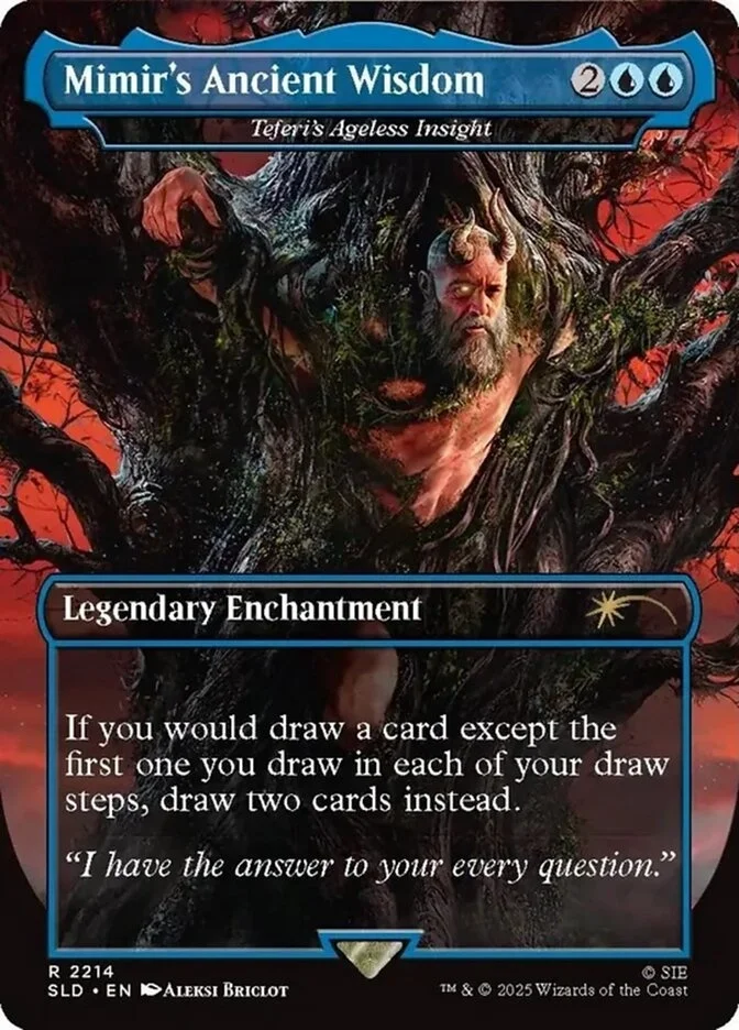 Secret Lair: Teferi's Ageless Insight (2214 - Mimir's Ancient Wisdom - Non-Foil)