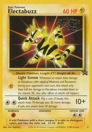 Electabuzz 2 Pokemon Promo