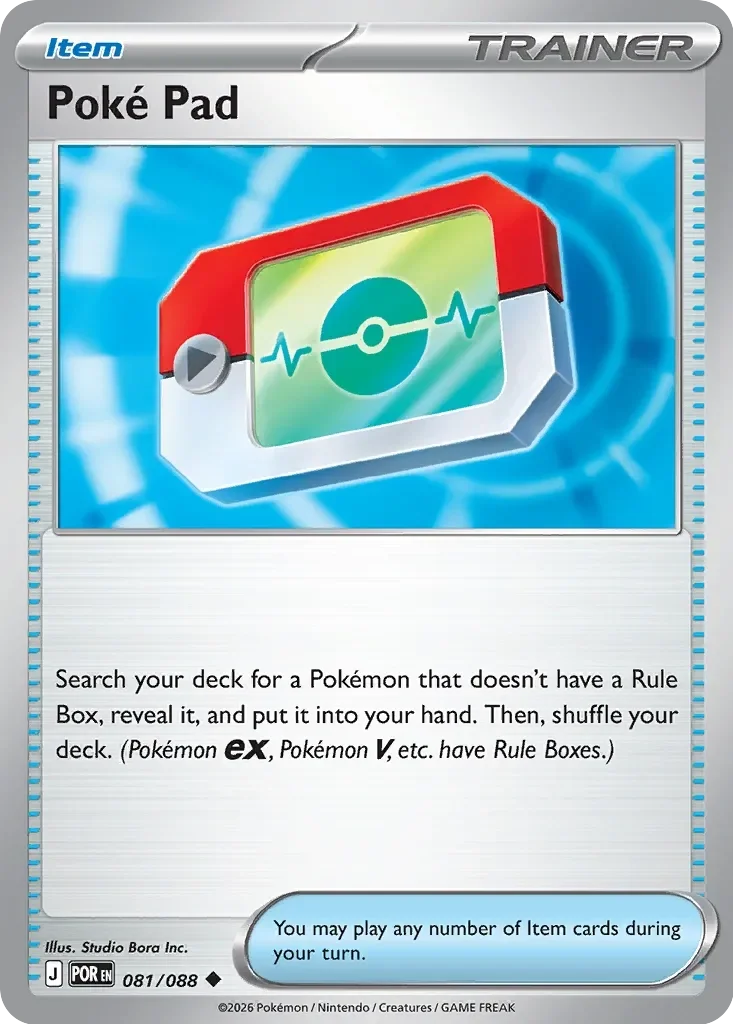 Poké Pad Reverse Holo