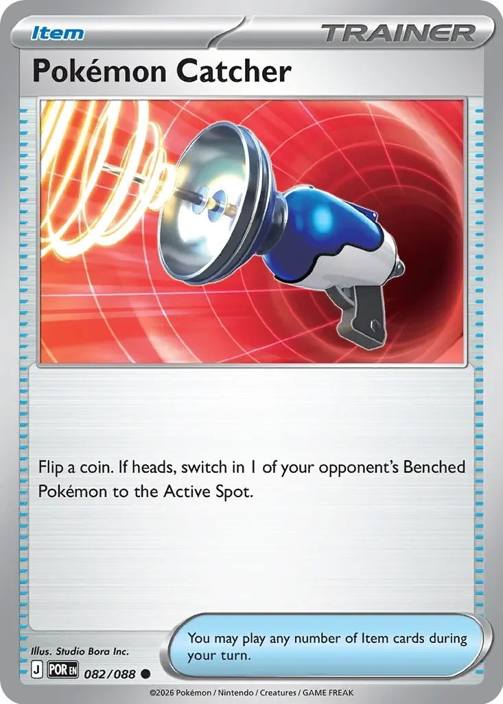 Pokémon Catcher Reverse Holo