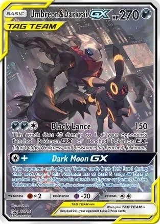 Umbreon & Darkrai GX SM241 Pokemon Promo