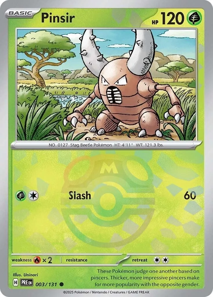 Pinsir [Master Ball] Reverse Holo