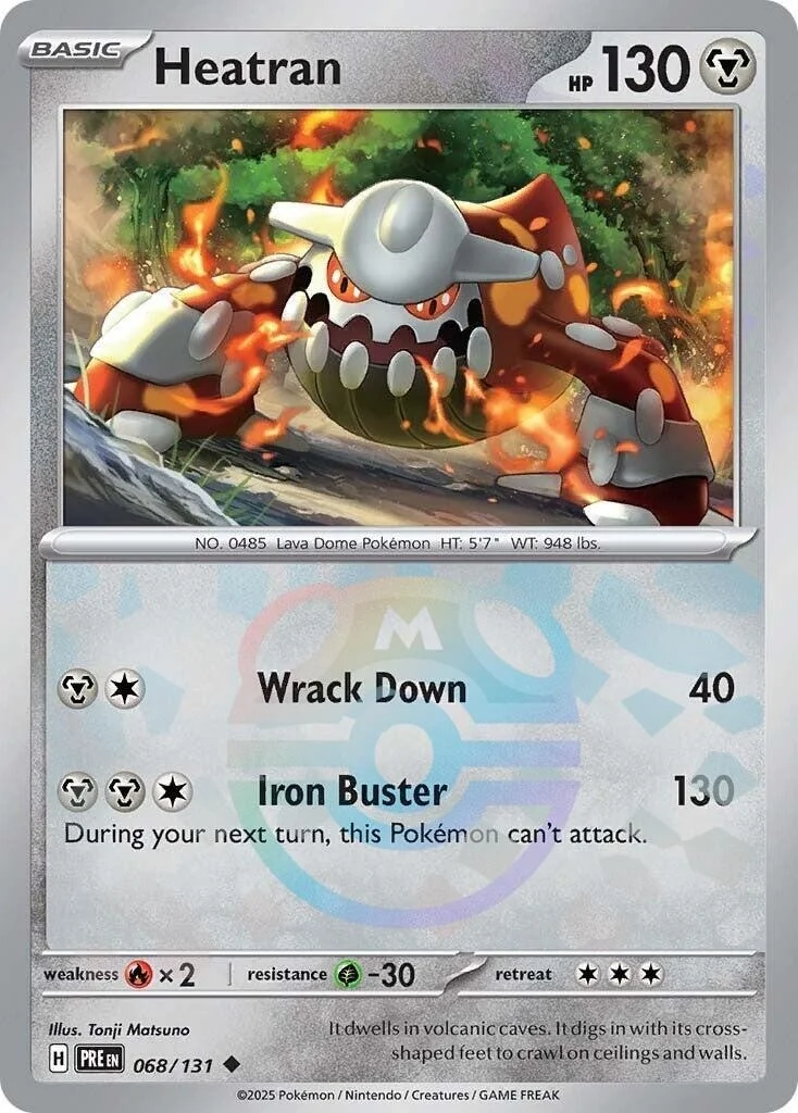 Heatran [Master Ball] Reverse Holo