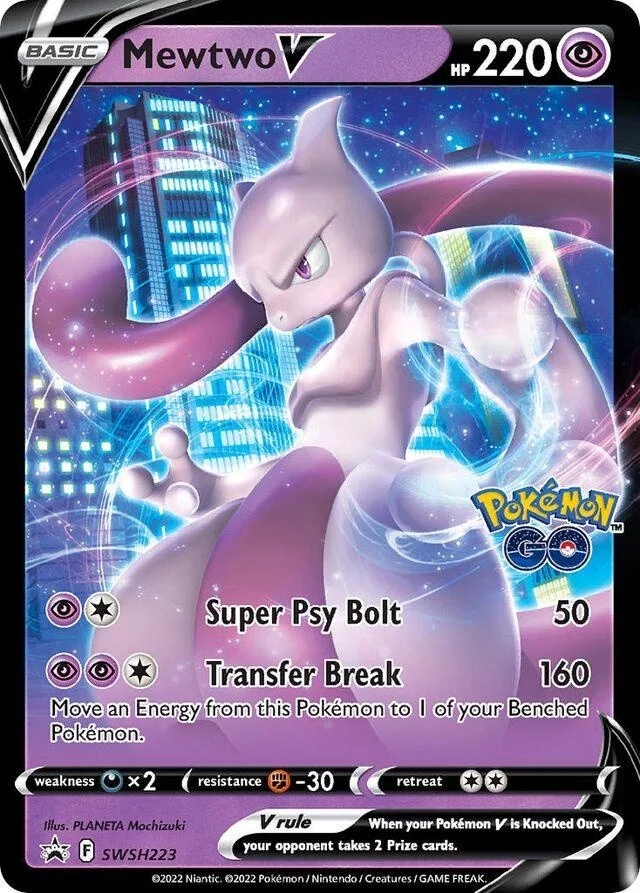 Mewtwo V SWSH223 Pokemon Promo