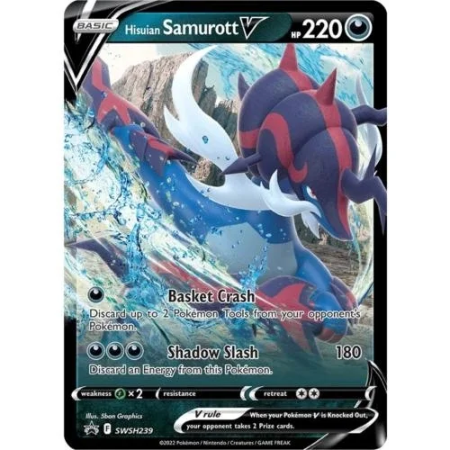 Hisuian Samurott V SWSH239 Pokemon Promo