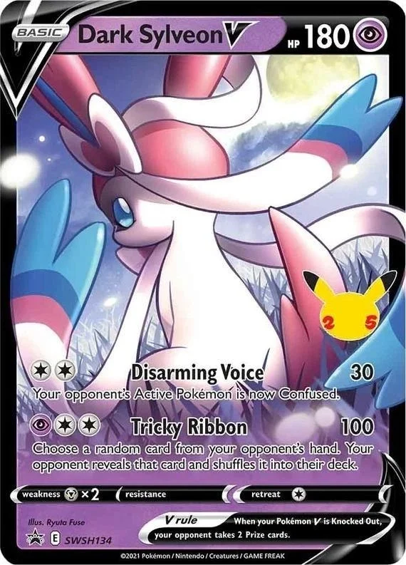 Dark Sylveon V SWSH134 Pokemon Celebrations