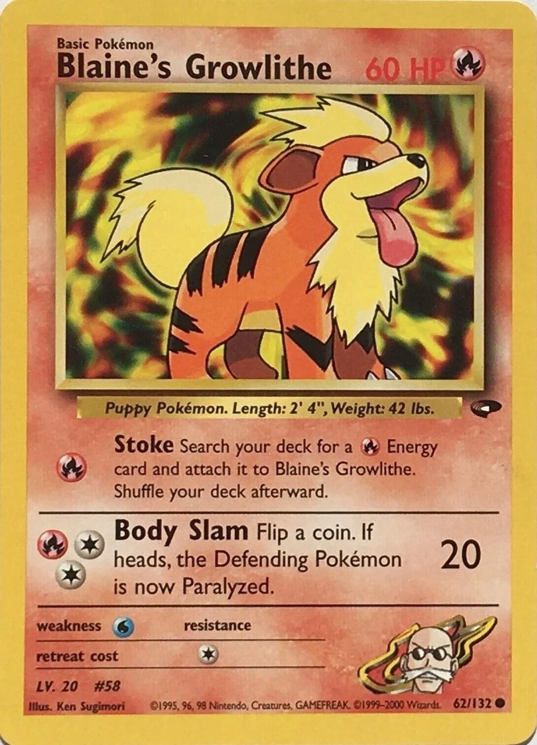 Blaine's Growlithe