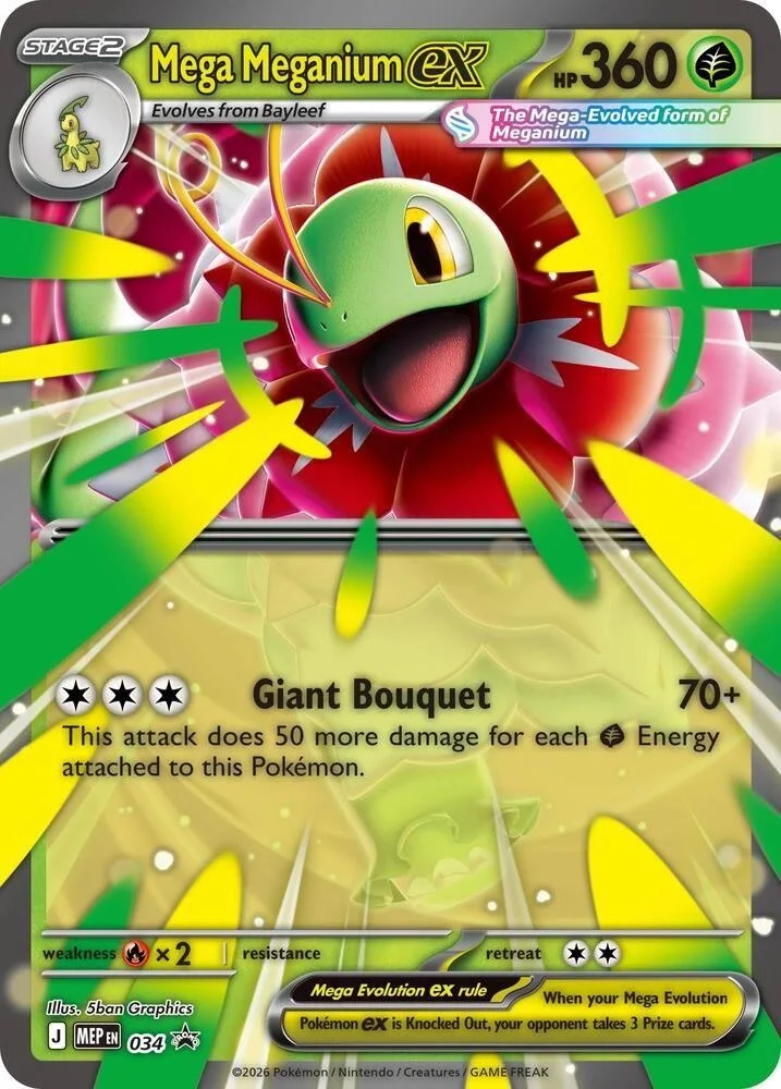 Mega Meganium Ex Jumbo