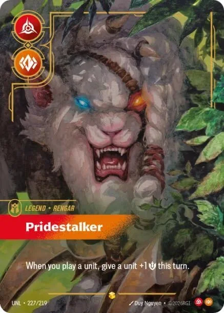 Rengar, Pridestalker (Overnumbered) - Unleashed (UNL)