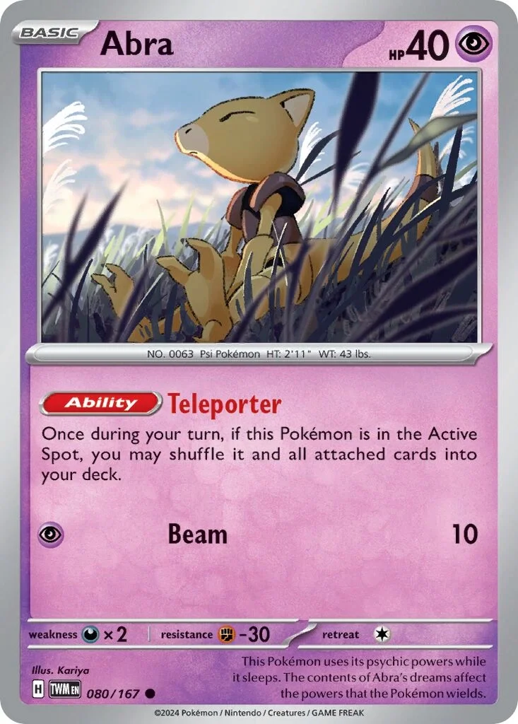 Abra Reverse Holo