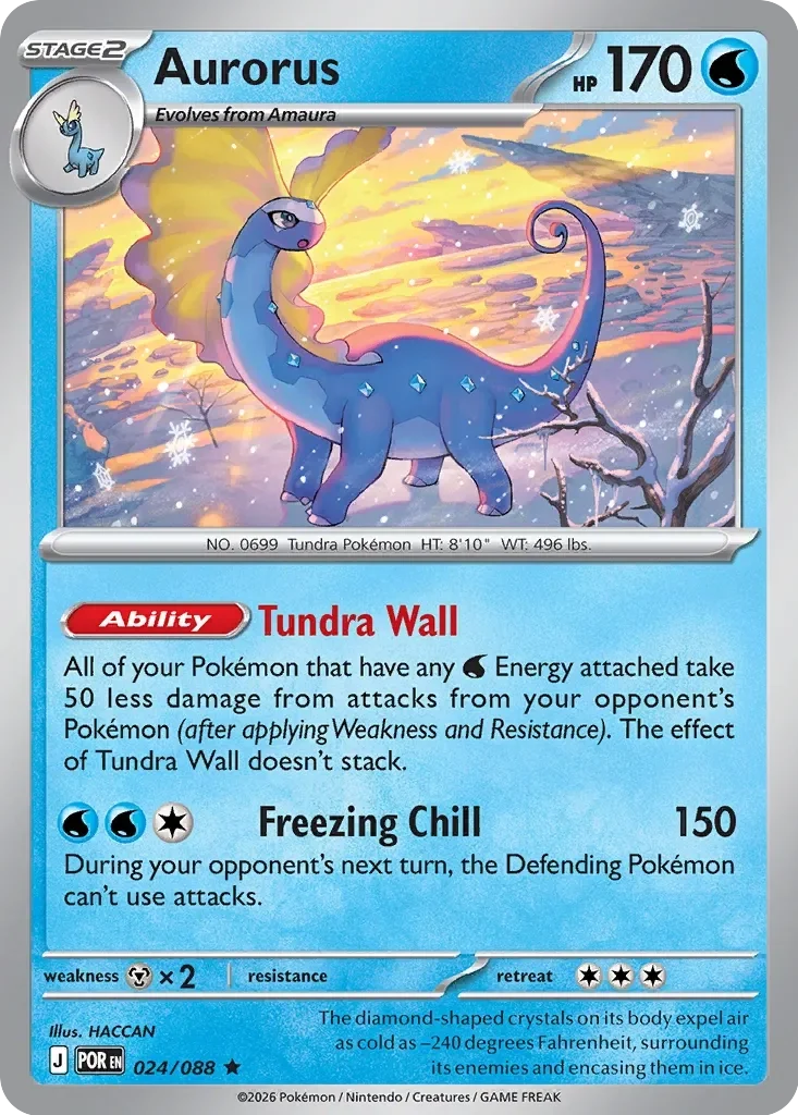 Aurorus Reverse Holo