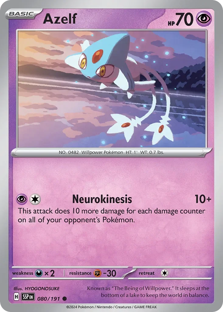 Azelf Reverse Holo