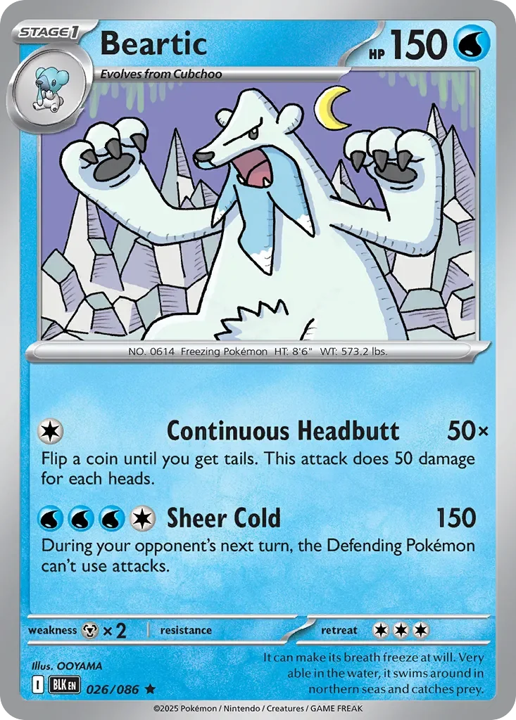 Beartic Reverse Holo