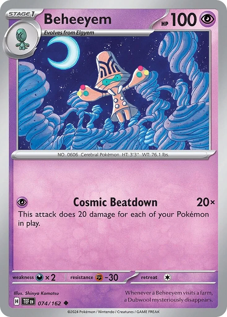 Beheeyem Reverse Holo