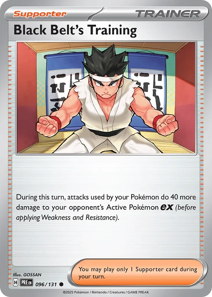 Black Belt's Training Reverse Holo