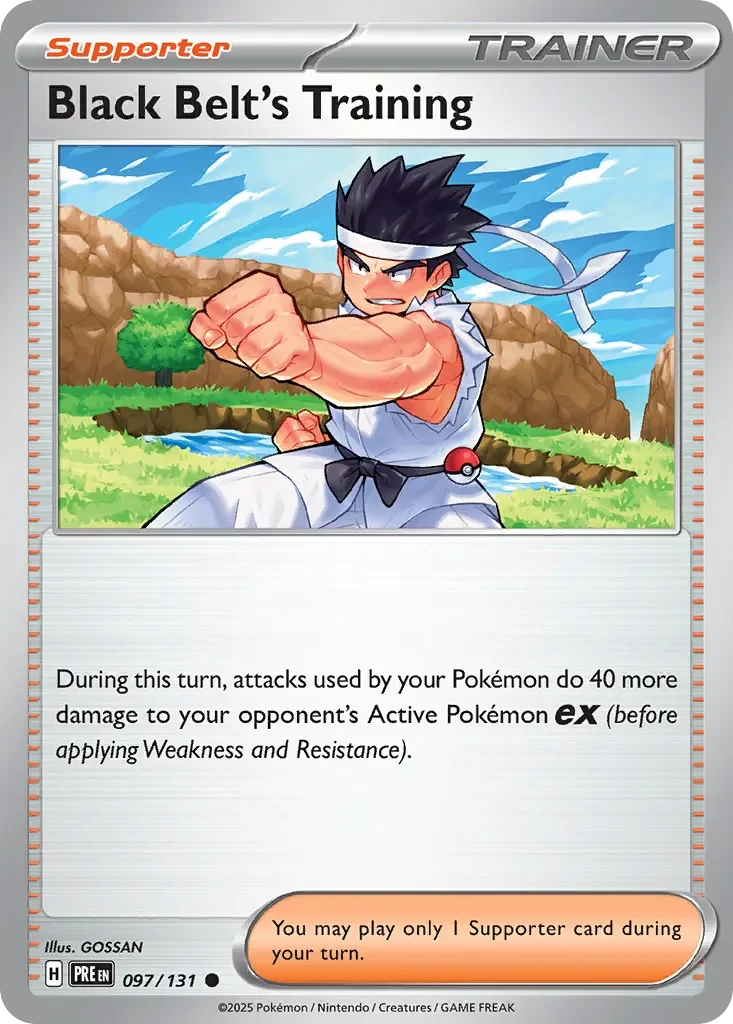 Black Belt's Training Reverse Holo