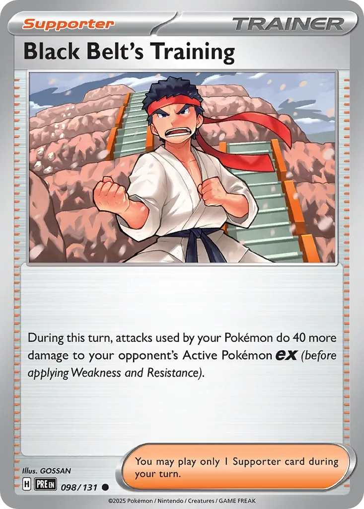 Black Belt's Training Reverse Holo