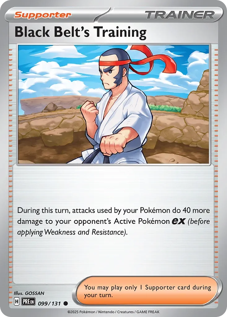 Black Belt's Training Reverse Holo