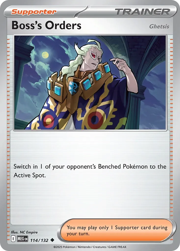 Boss's Orders Reverse Holo