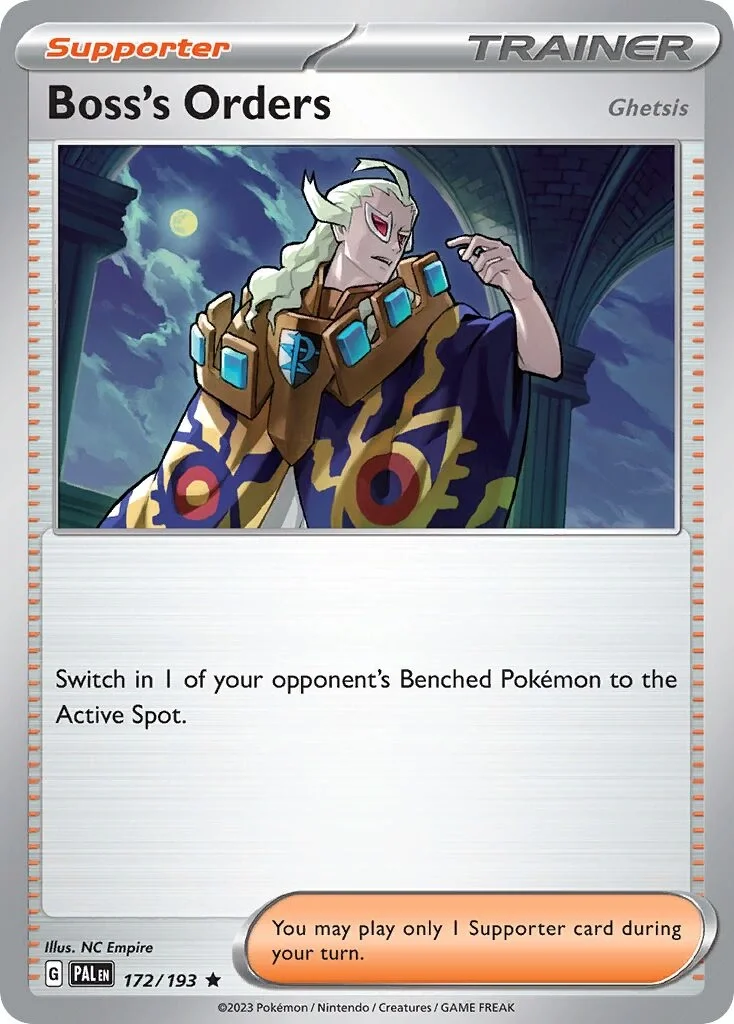 Boss's Orders Reverse Holo