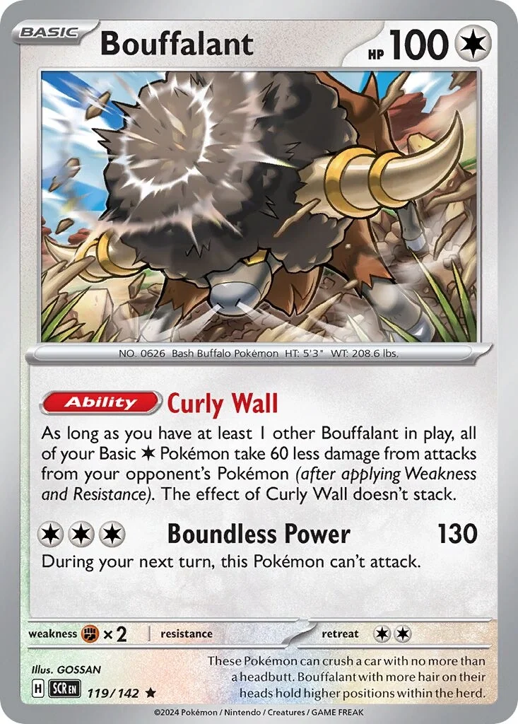 Bouffalant Reverse Holo