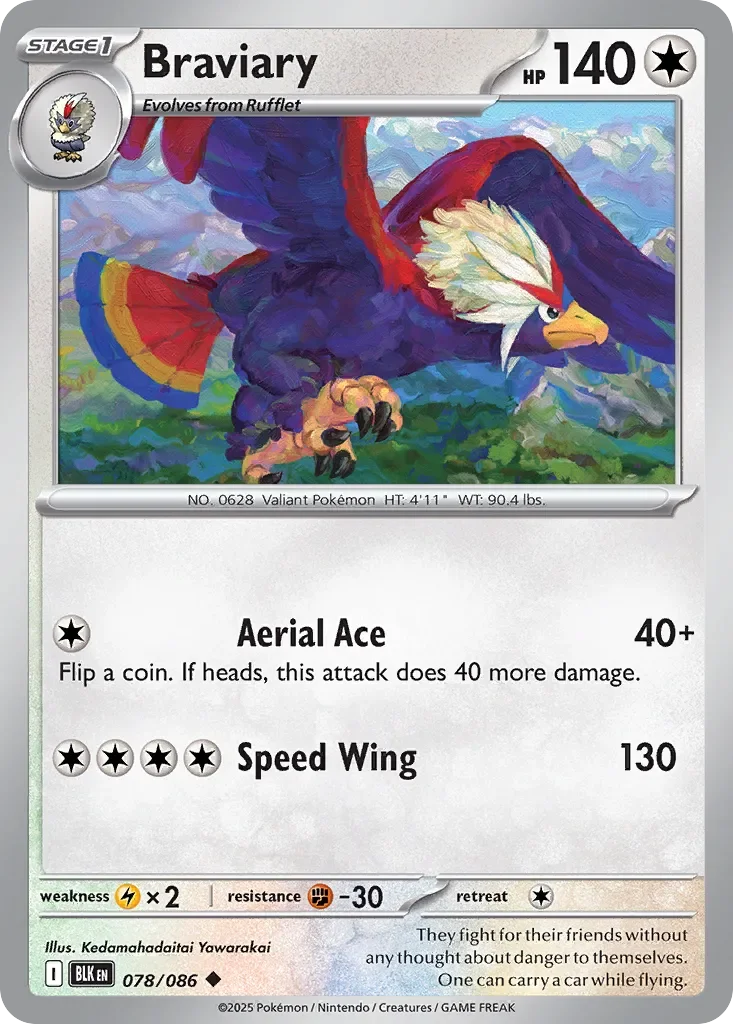 Braviary Reverse Holo