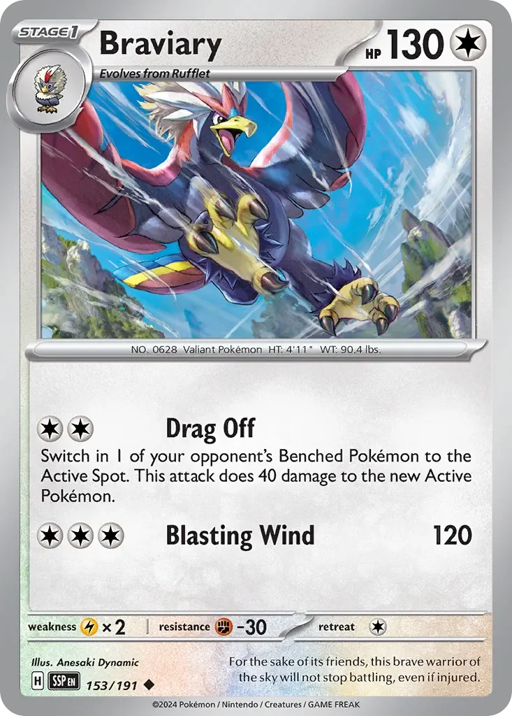 Braviary Reverse Holo