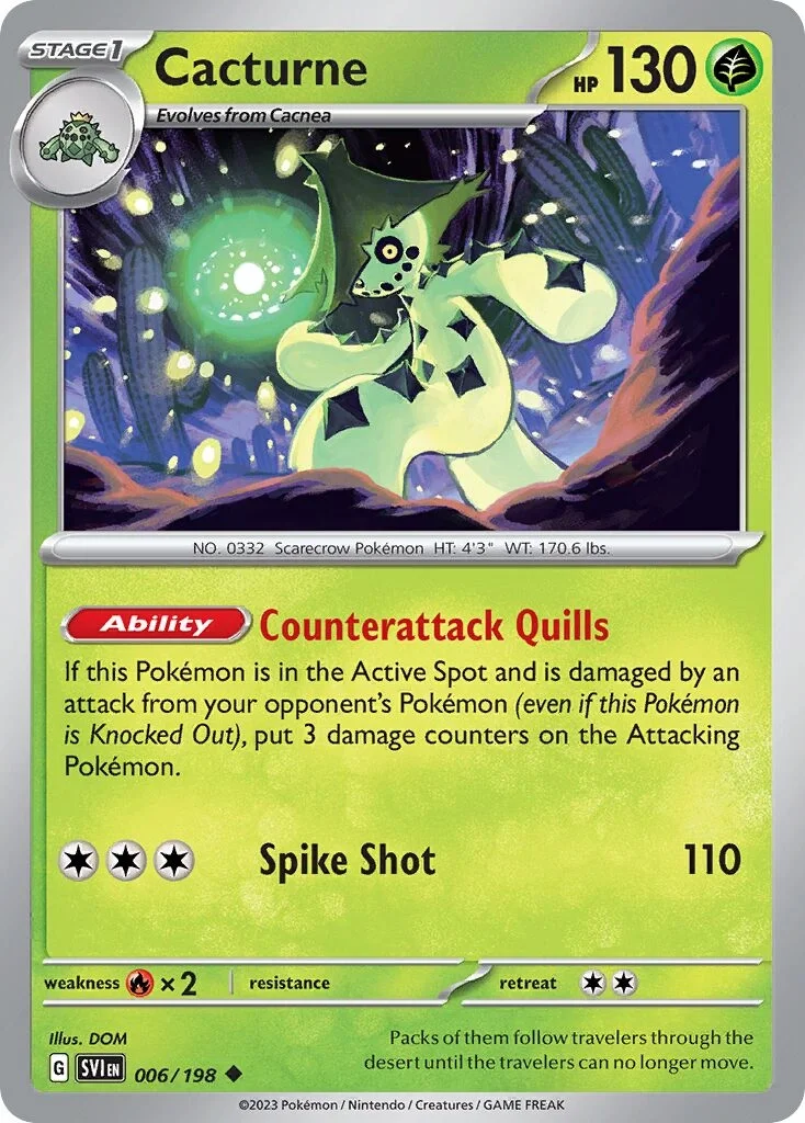 Cacturne Reverse Holo