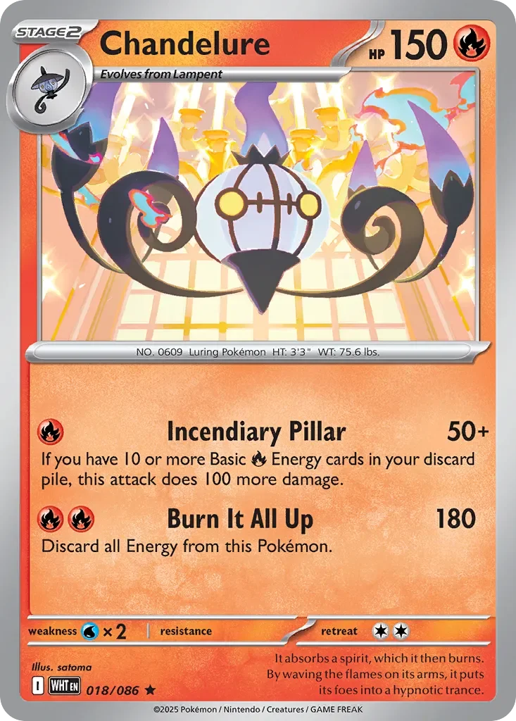 Chandelure Reverse Holo