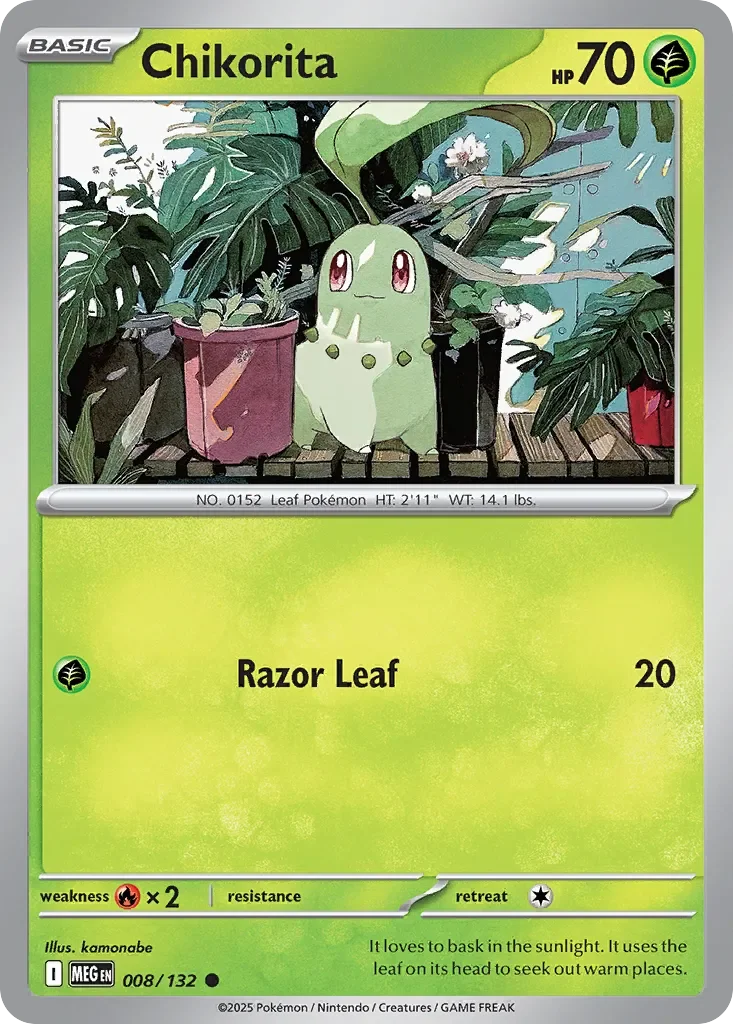Chikorita Reverse Holo