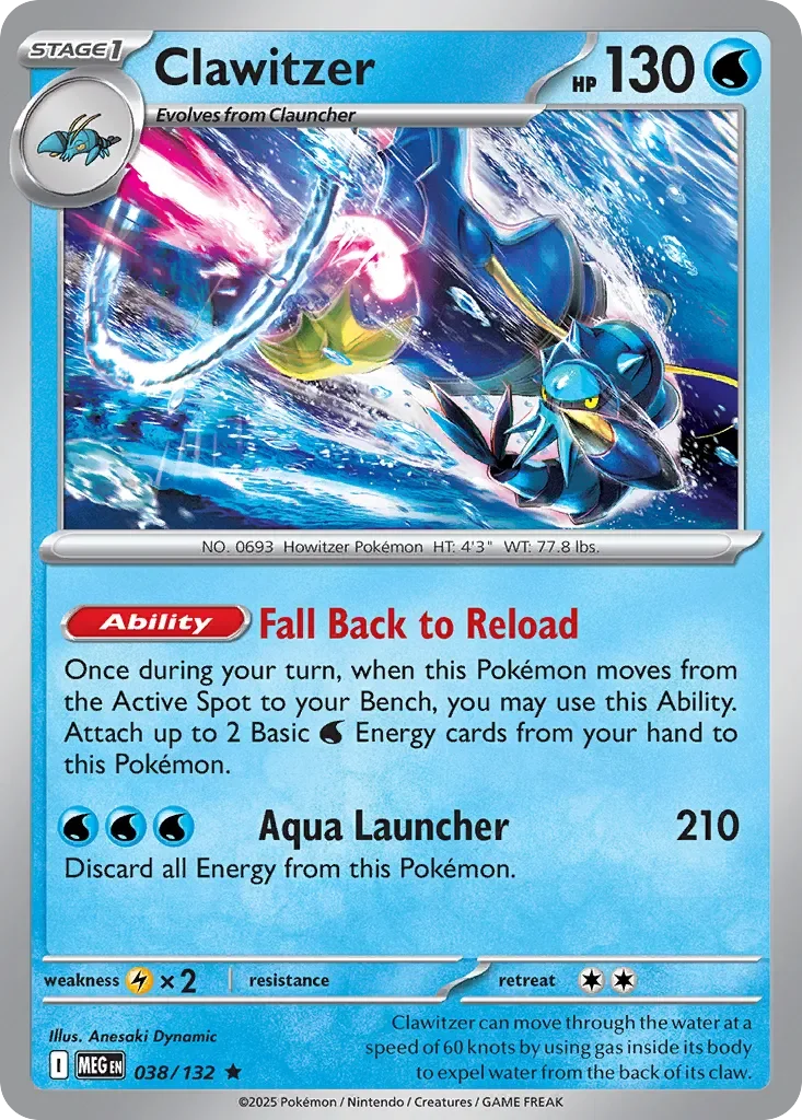 Clawitzer Reverse Holo