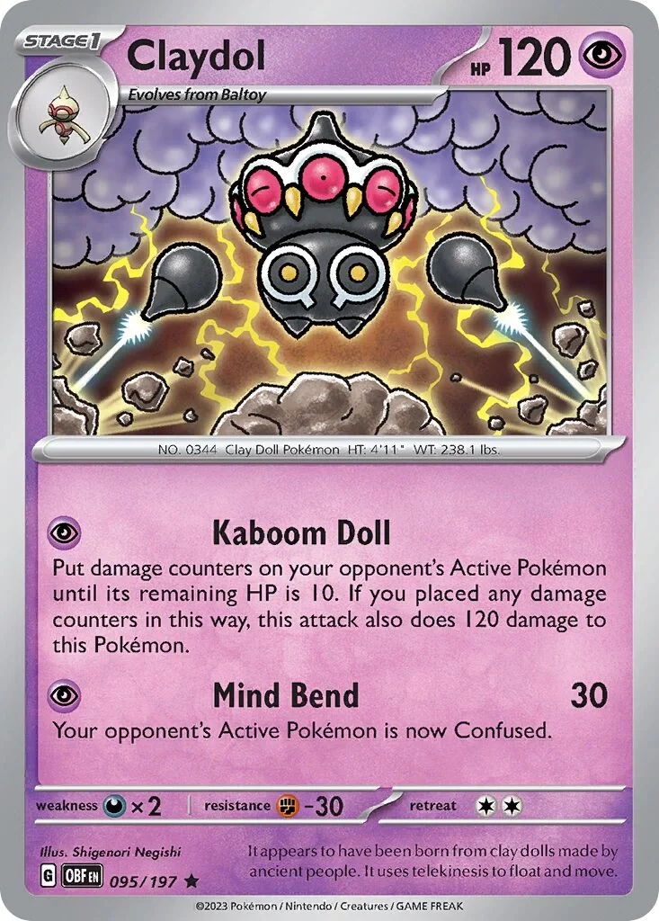 Claydol Reverse Holo